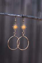 Load image into Gallery viewer, Lone Star Hoops Gold tone