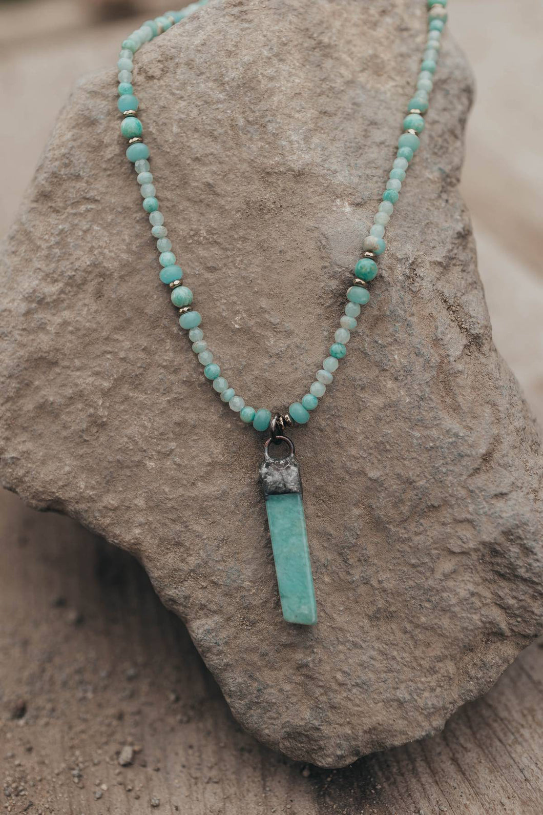Necklace Amazonite Pendant