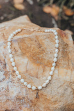 Load image into Gallery viewer, Necklace Medium Pearl with Letter Charm
