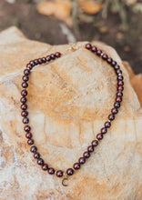 Load image into Gallery viewer, Necklace Burgundy Pearl

